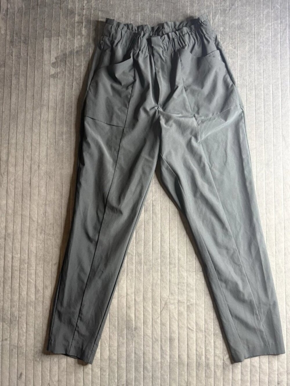 Modern Ambition Black Chino Tapered Men Pants Elastic Logo Size M